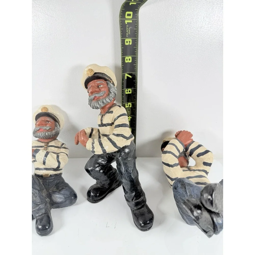 3‎ Captain Wine Bottle Holders Sailor Decor Nautical Barware